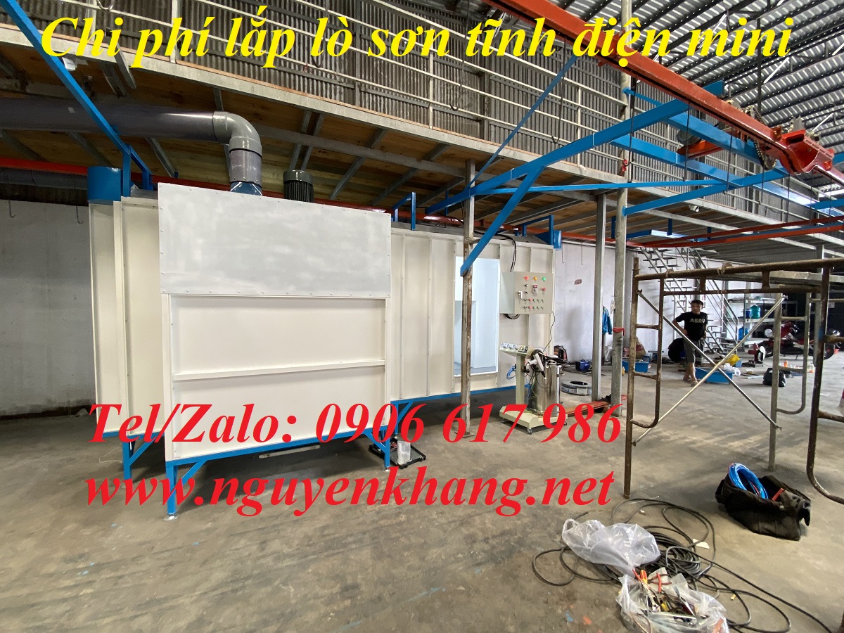 Thi công dây chuyền sơn tĩnh điện trọn gói - Cung cấp vật tư